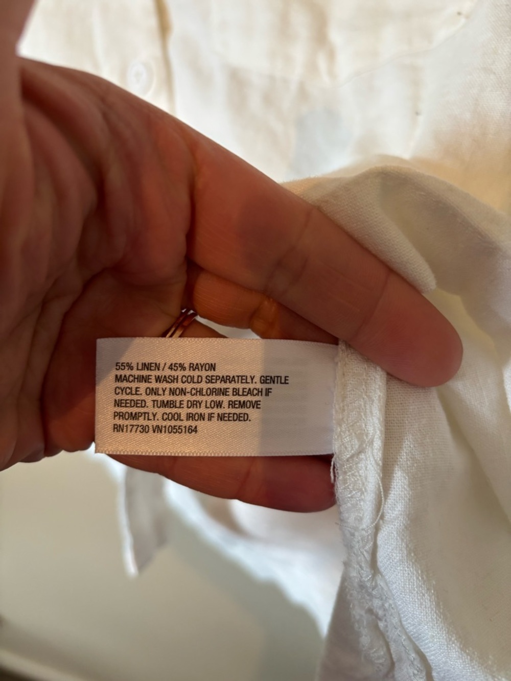 Linen blend shirt - Picture 3 of 4